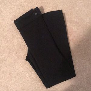 Justice cotton pants fold over waist sz. 8